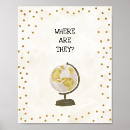 Poster Chuveiro de Noiva Letreiro De Senhorita para Senho