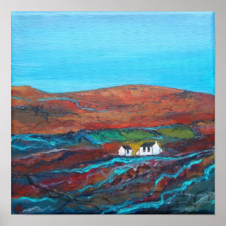 Poster Chysauster em Penwith, Cornwall