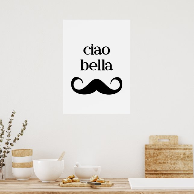 Poster Ciao bella (Cozinha)