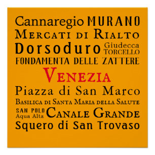 Póster Ciao Venezia!