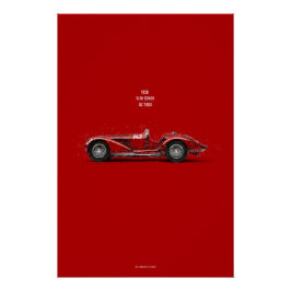 Póster CiC Alfa Romeo 8C