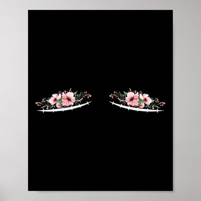 Poster Cicatrizes Mastectomizadas Duplas Com Cancer De Ma (Frente)