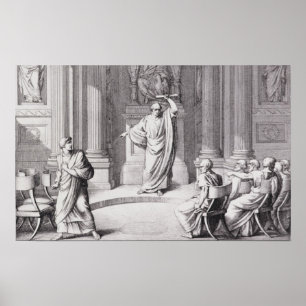 Póster Cicero Catiline de delação