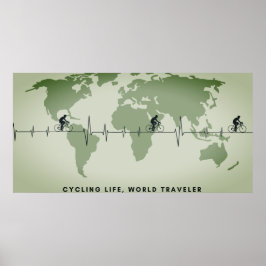 Poster Cicing Life, viajante mundial