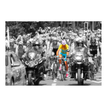 Ciclismo da Volta à França Camisa Amarela Pelotão 