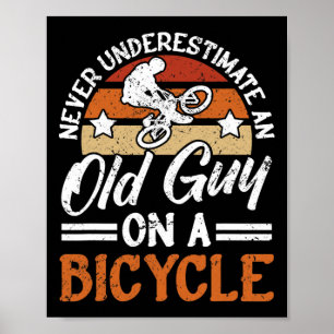 Poster Ciclismo de Bicicleta Masculina Ciclista Ciclismo