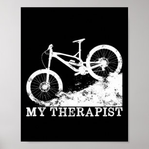 Poster Ciclismo de Montanha Enduro - Corrida de Bicicleta