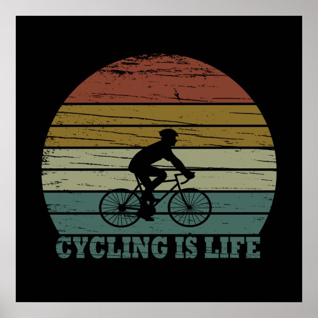 Poster Ciclismo De Montanha Mtb Ciclismo Engraçado (Frente)