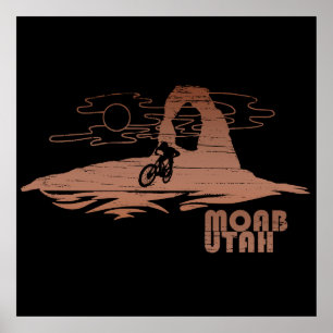 Poster Ciclismo em Moab - Utah