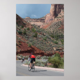 Póster Ciclismo no Monumento Nacional do Colorado