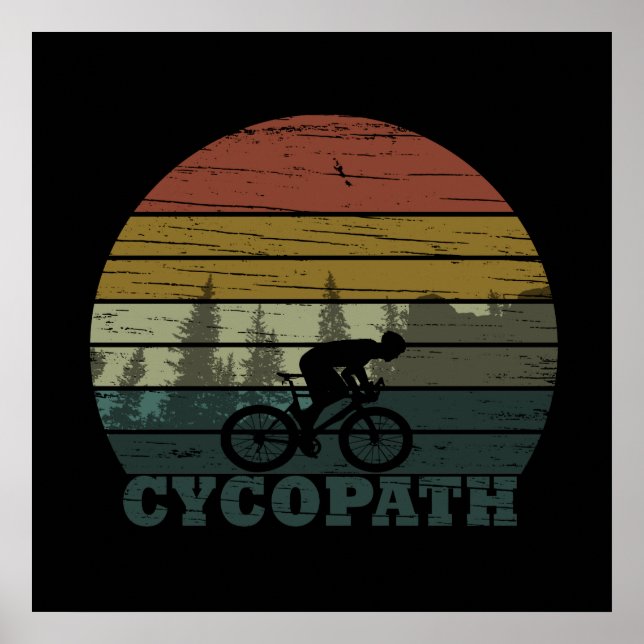 Poster ciclismo off road cycopath (Frente)