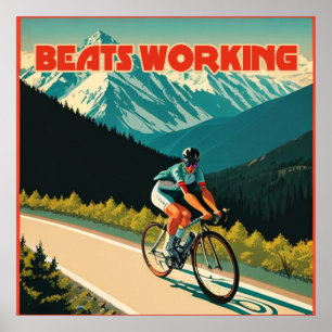 Poster Ciclismo Supera o Trabalho