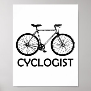 Poster Ciclista Bicicleta de Montanha Bicicleta Mtb Cicli