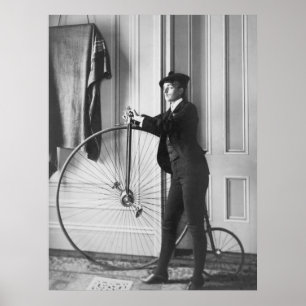 Póster Ciclista Cruz-Vestido, 1890s