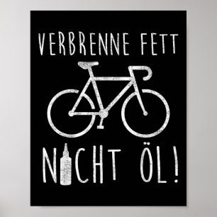 Poster Ciclista de Ebike Comutante de Bicicleta Protetor