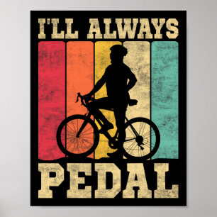 Poster Ciclista de Montanha Apaixonado por Ciclismo Cicli