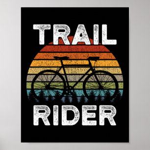 Poster Ciclista de Trilha de Bicicleta de Montanha Ciclis