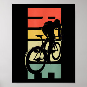 Poster Ciclo de Bicicleta de Estrada