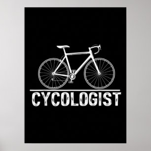 Poster Ciclo de Ciclo de Ciclo de Bicicleta de Cicloga