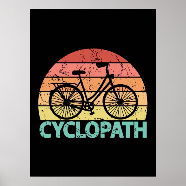 Poster Ciclo de Ciclo Engraçado pelo Ciclo (Frente)