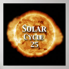 Poster Ciclo solar 25 Sol ativo