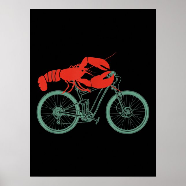 Poster Ciclologista MTB Ciclologista Engraçado Ciclista (Frente)