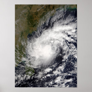 Póster Ciclone tropical Baaz