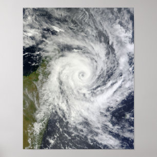 Poster Ciclone tropical Bingiza