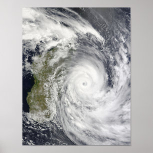Póster Ciclone tropical Gael fora de Madagascar 2
