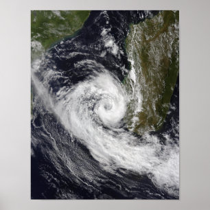 Poster Ciclone tropical Izilda