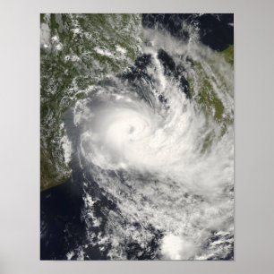 Póster Ciclone tropical Jokwe no Mozambique Channe