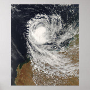 Poster Ciclone tropical Ophelia fora de Austrália