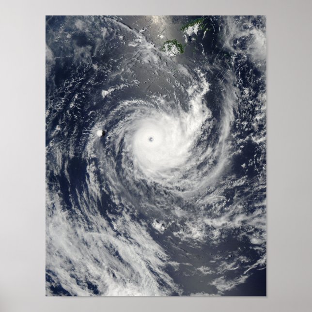 Póster Ciclone tropical Wilma (Frente)