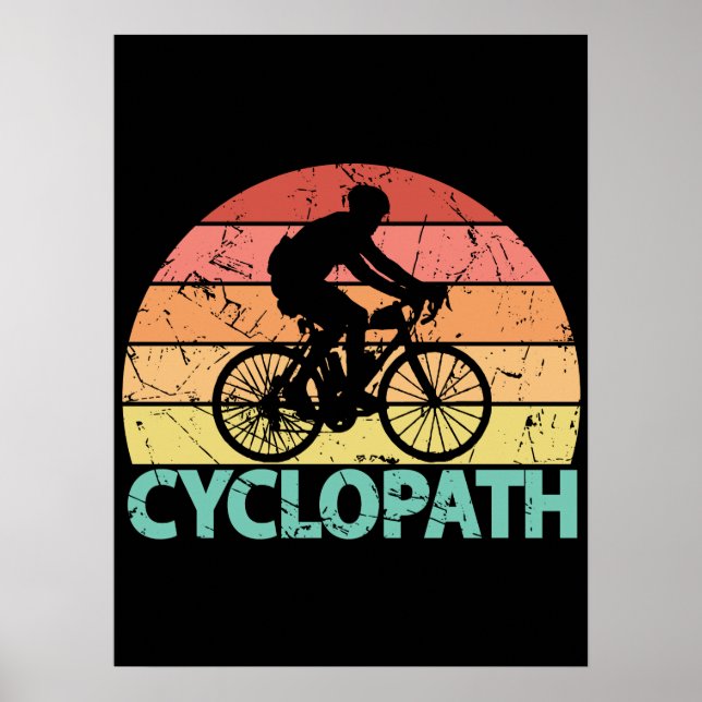 Poster Ciclopath Funny Cycling (Frente)