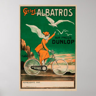 Poster Ciclos Albatros Vintage