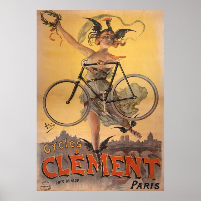 Poster Ciclos Clement Paris (Frente)