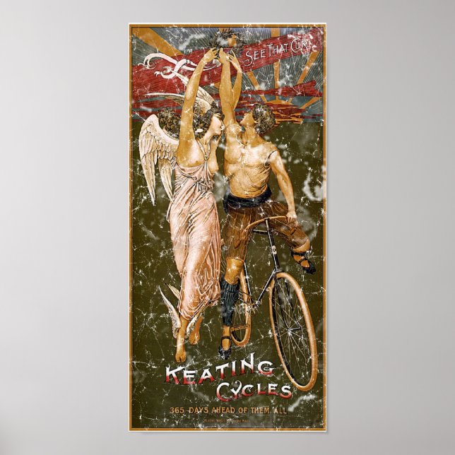 Póster Ciclos de Keating-1905 - angustiados (Frente)