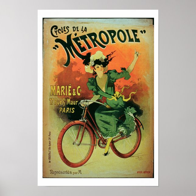 Póster 'Ciclos de La Metropole', Marie & Co. (luz colorid (Frente)
