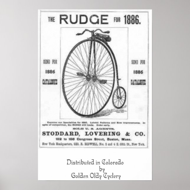 Póster Ciclos do Rudge (Frente)
