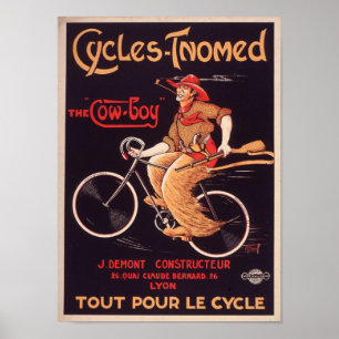 Poster Ciclos Enumerados Vintage Publicidade Francesa