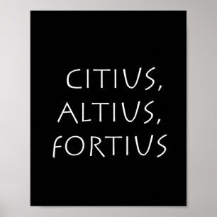 Poster Cidadão altius fortius