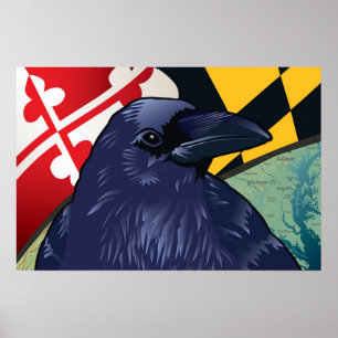 Póster Cidadão Raven, Maryland nunca mais