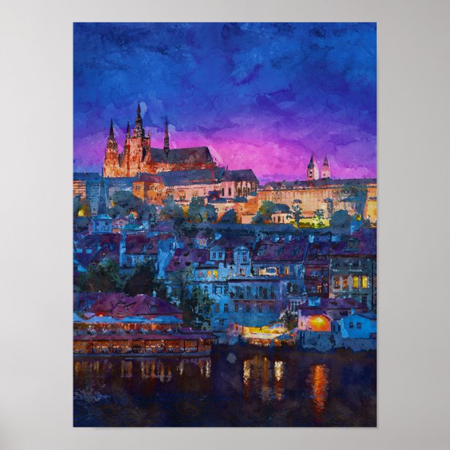 Poster Cidade à noite (Frente)