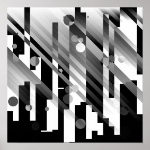Poster Cidade abstrata