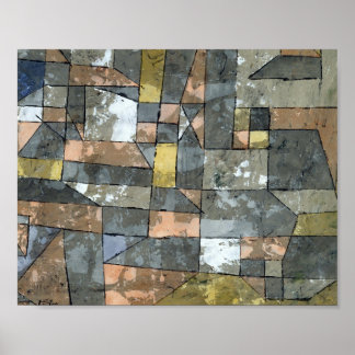 Póster Cidade Alemã do Norte : Paul Klee 1930
