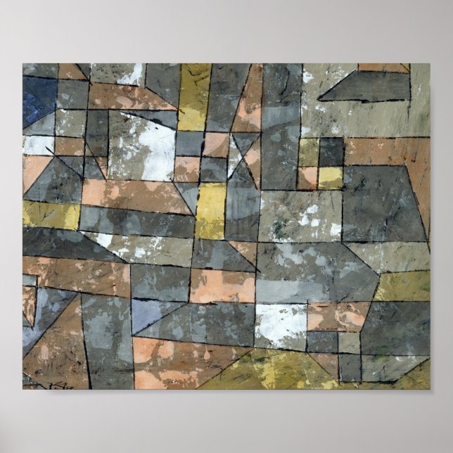 Póster Cidade Alemã do Norte : Paul Klee 1930 (Frente)