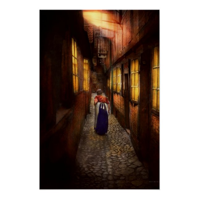 Póster Cidade - Alemanha - Beco - Uma longa vida dura 190 (Frente)