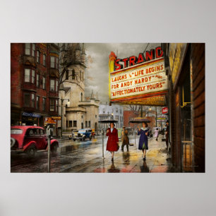 Póster Cidade - Amsterdã NY - A vida começa 1941