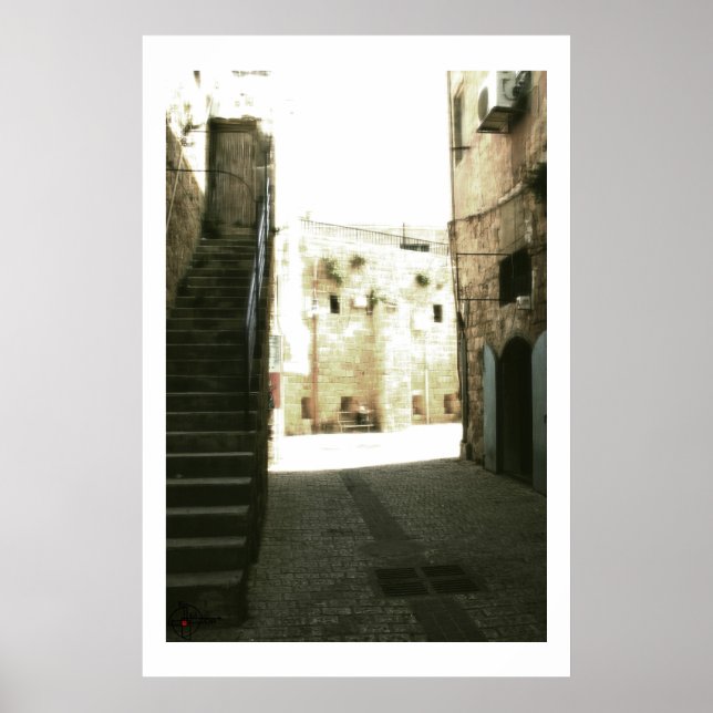Póster Cidade Antiga, Akko (Frente)