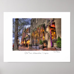Póster Cidade Antiga, Alexandria, VA
